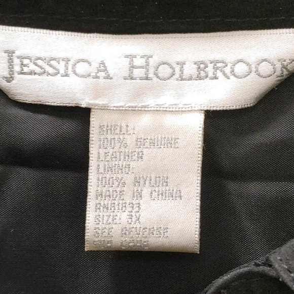 JESSICA HOLBROOK GENUINE LEATHER SHIRT - Picture 4 of 7